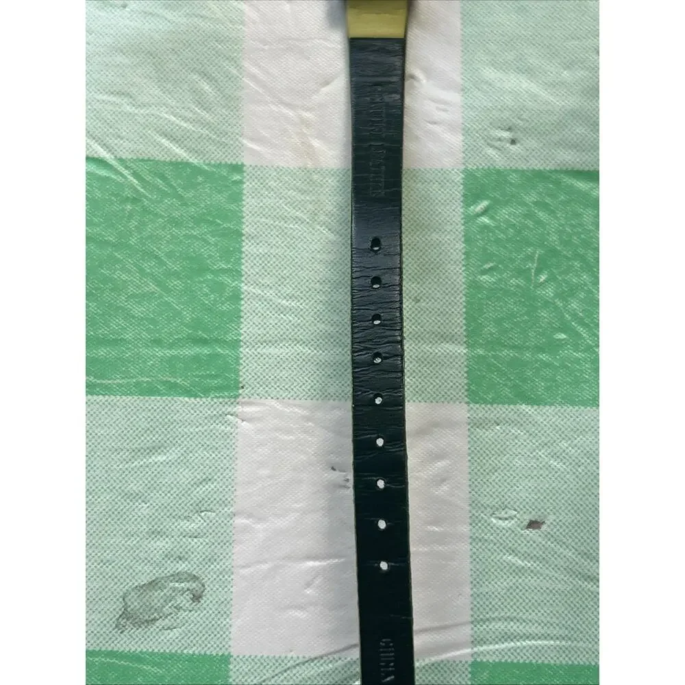Silver Tone Greenish Yellow Band Women’s Quartz Watch